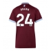 Aston Villa Amadou Onana #24 Hemma matchtröja Dam 2026-27 Kortärmad Billigt Aston Villa Amadou Onana #24 Hemma matchtröja Dam 2026-27 Kortärmad Billigt
